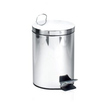 Pattumiera acciaio inox con pedale lt. 5